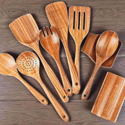 OnlyKitchens™ Premium Wooden Utensils